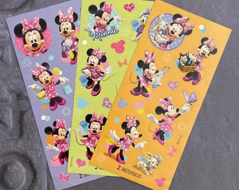 MINNIE Mouse | Minnie & Mickey Mouse | Disney Sticker | Disney World Disney Land | Holiday Travel Vacation | Paper Crafting Scrapbook |E3966