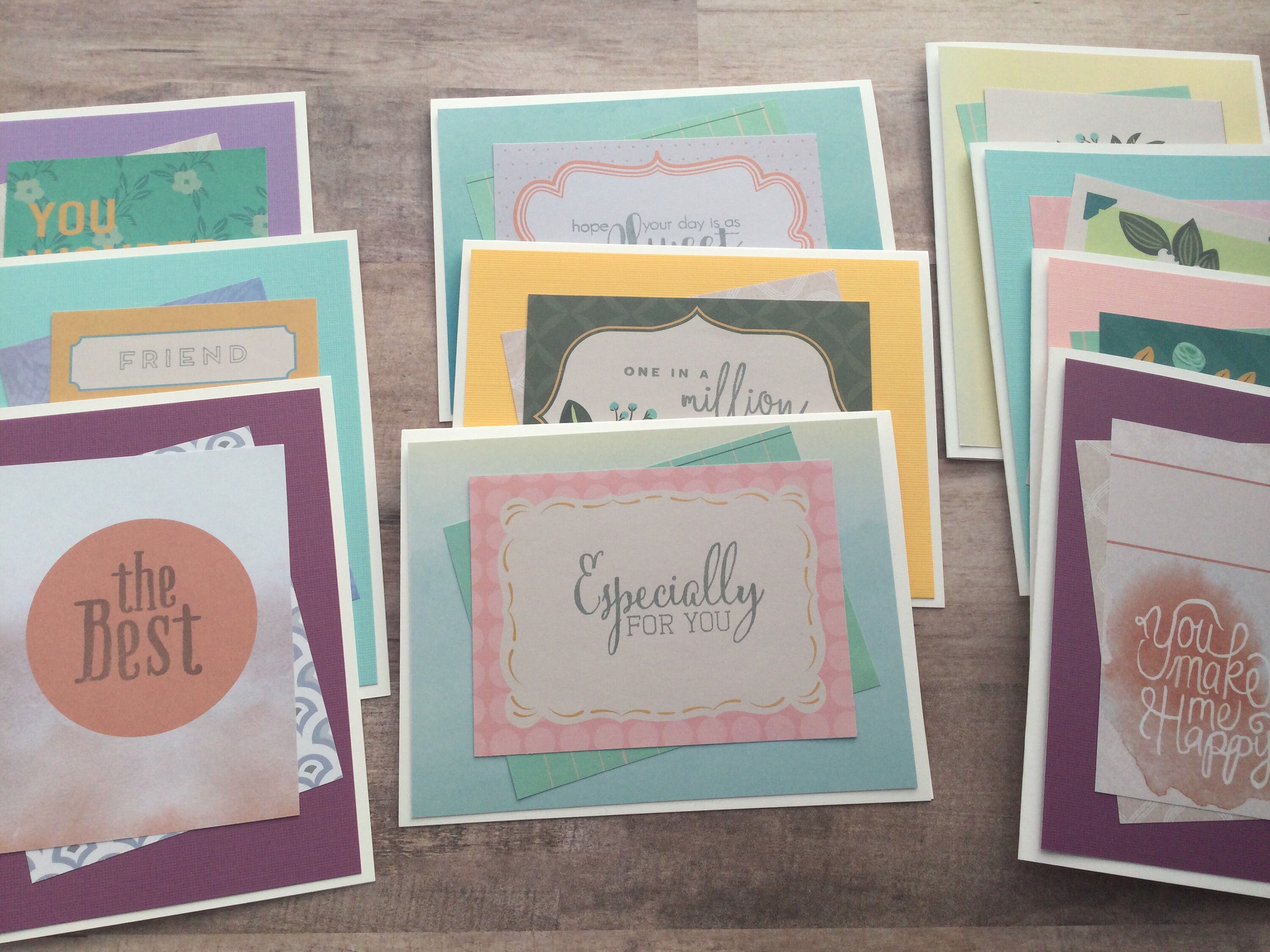 LAST SET Handmade Positive Message Cards All Encouragement Etsy