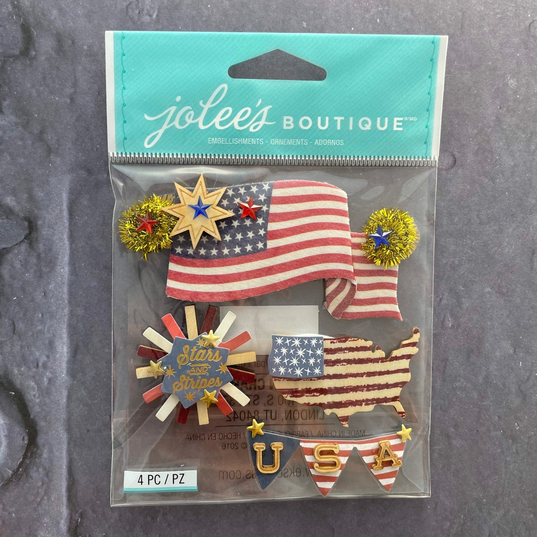 AMERICAN Flag Sticker Set Stars and Stripes Sticker USA 4th of July