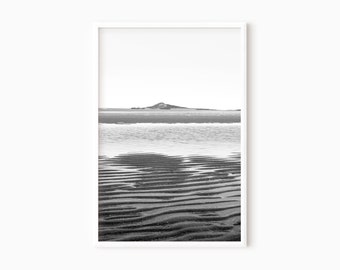 Ocean Print | Black And White Beach Printable Wall Art    #0170