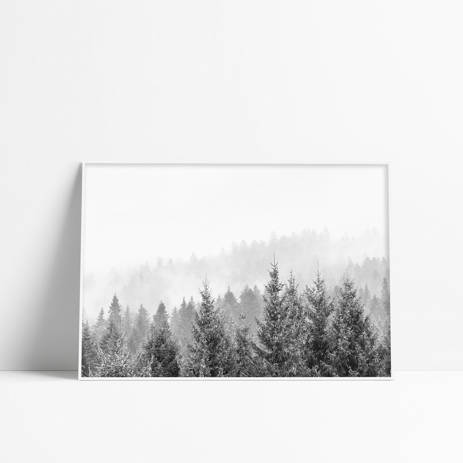 Forest Wall Art Art Prints Printable Wall Art Mountain Etsy