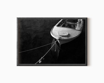 Boat Photography Black And White | Printable Fine Art Nautical Print DOWNLOAD   #0751