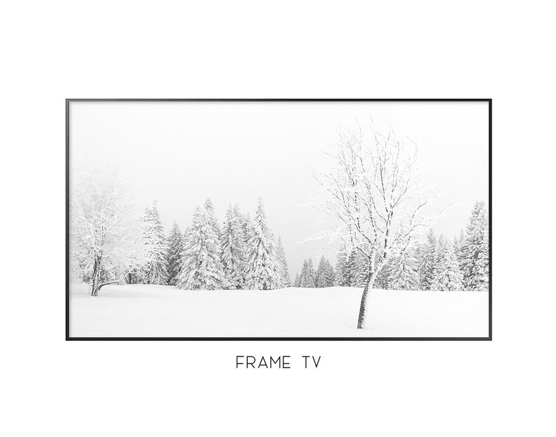 Christmas Tv Art Samsung Frame Tv Art Holiday Wall Decor Etsy