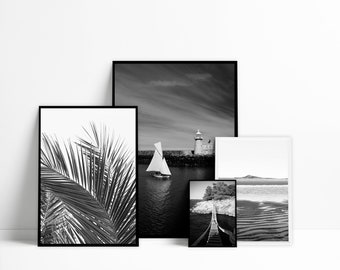 Beach Print Set | Printable 4 Piece Wall Art DOWNLOAD    #0601