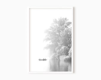 Lake Photography DOWNLOAD | Printable Black And White Art Print   #0010a