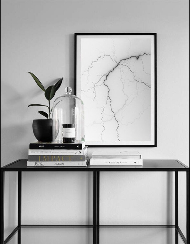 Minimalist Art Black And White Downloadable Prints Etsy