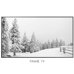 Frame TV Art | Winter Landscape Digital Art For Frame Tv    #0527tv
