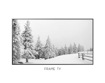 Frame TV Art | Winter Landscape Digital Art For Frame Tv    #0527tv
