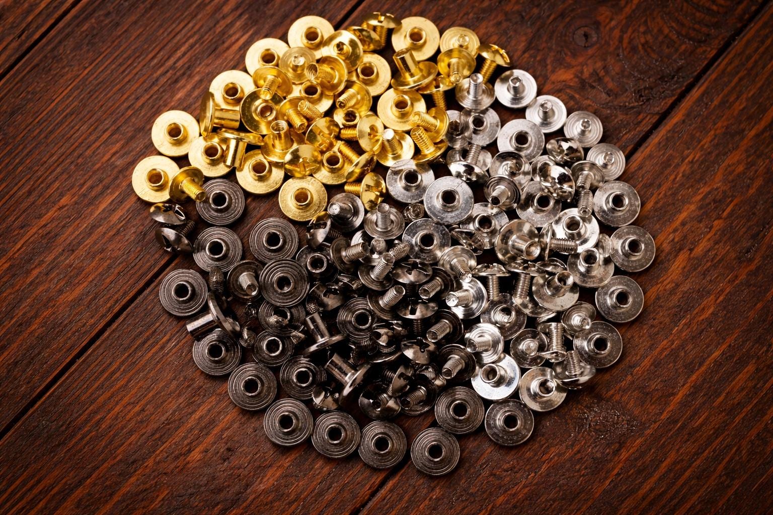 Custom Engraved Chicago Screws, Personalized Leather Rivets, Logo ...