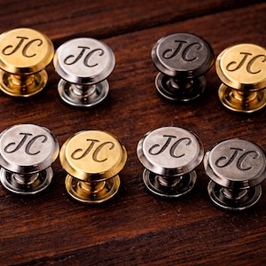 Viti Chicago personalizzate con incisione per pelle, perni per viti personalizzati, rivetti per cinture, minuteria in pelle con testa piatta da 7 mm