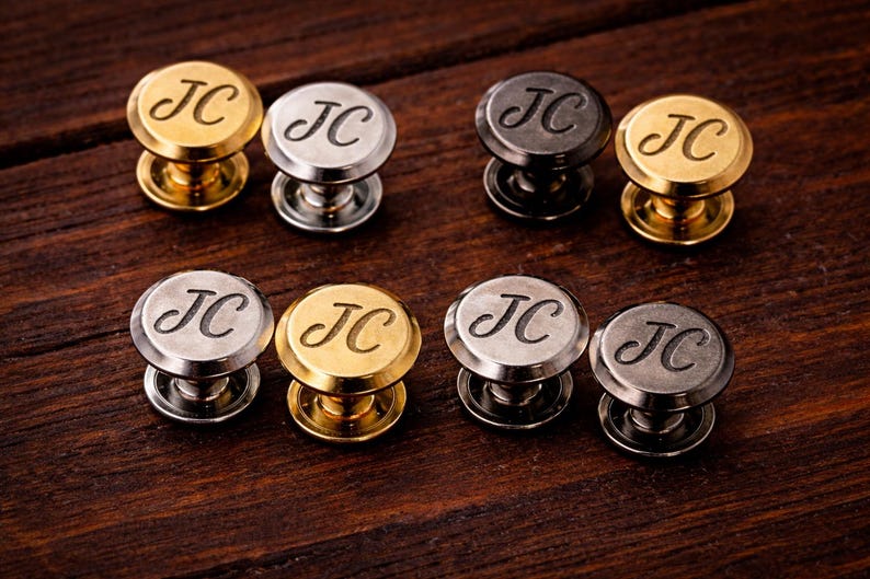 Custom Engraved Chicago Screws for Leather, Personalized Screw Posts ...