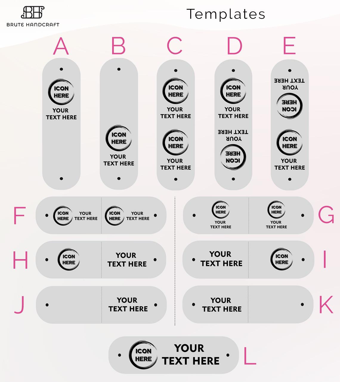 Rivets Labels Personalized 2.75 X 0.75