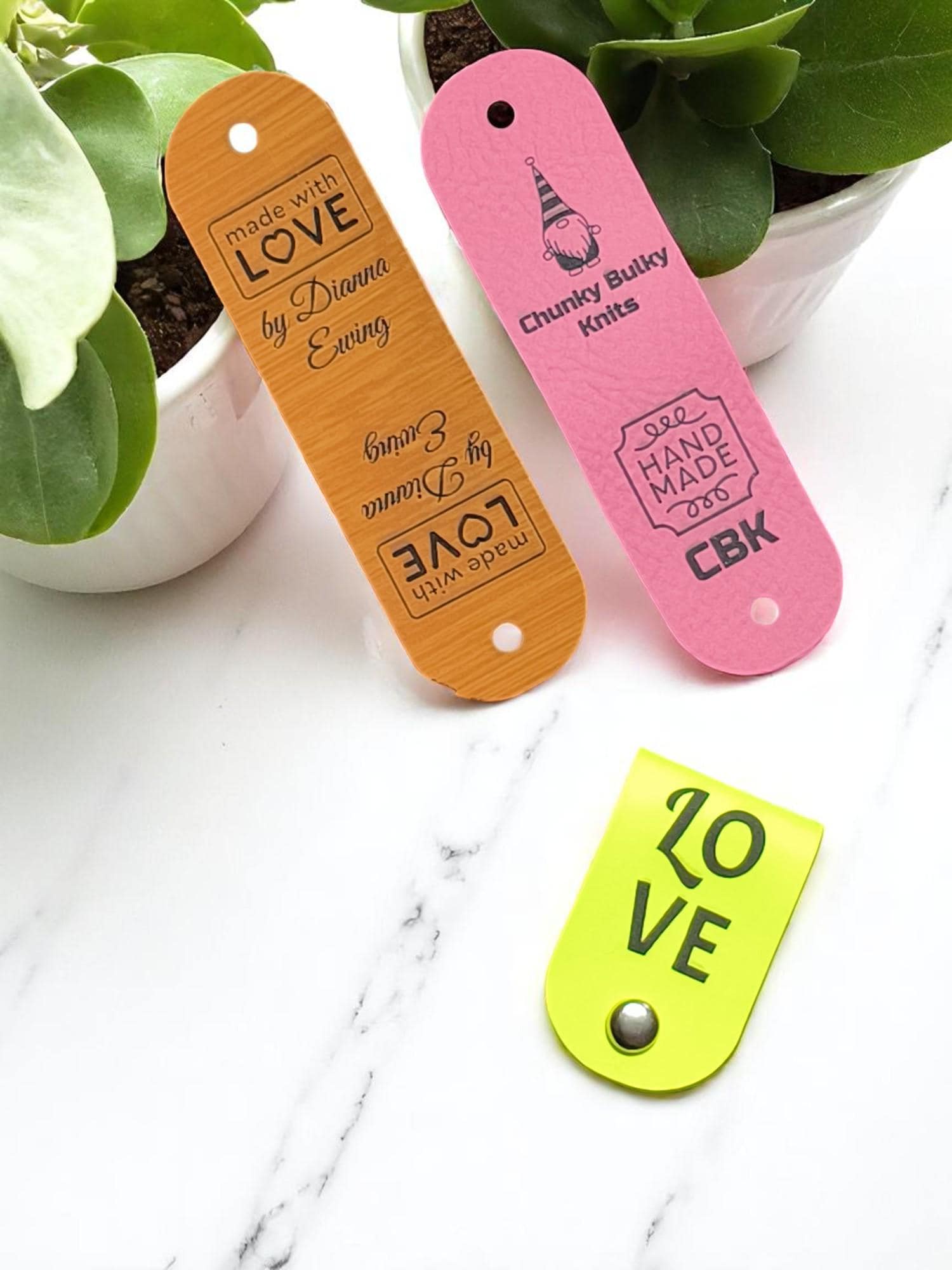 Rivets Labels Personalized 2.75 X 0.75
