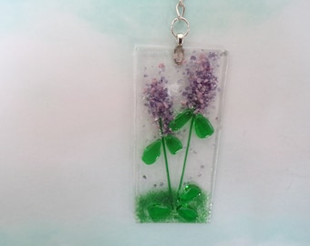 Floral Lilac Sun Catcher