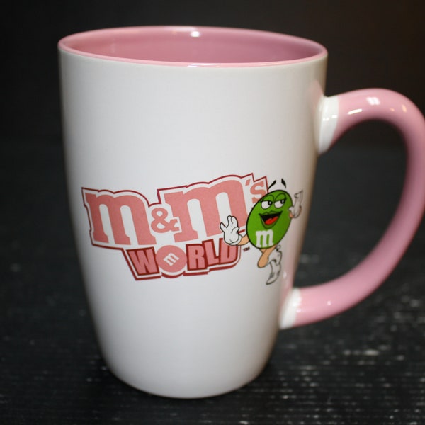 Green M&M/Susan G. Komen Breast Cancer 'For the Cure' Pink/White Mug