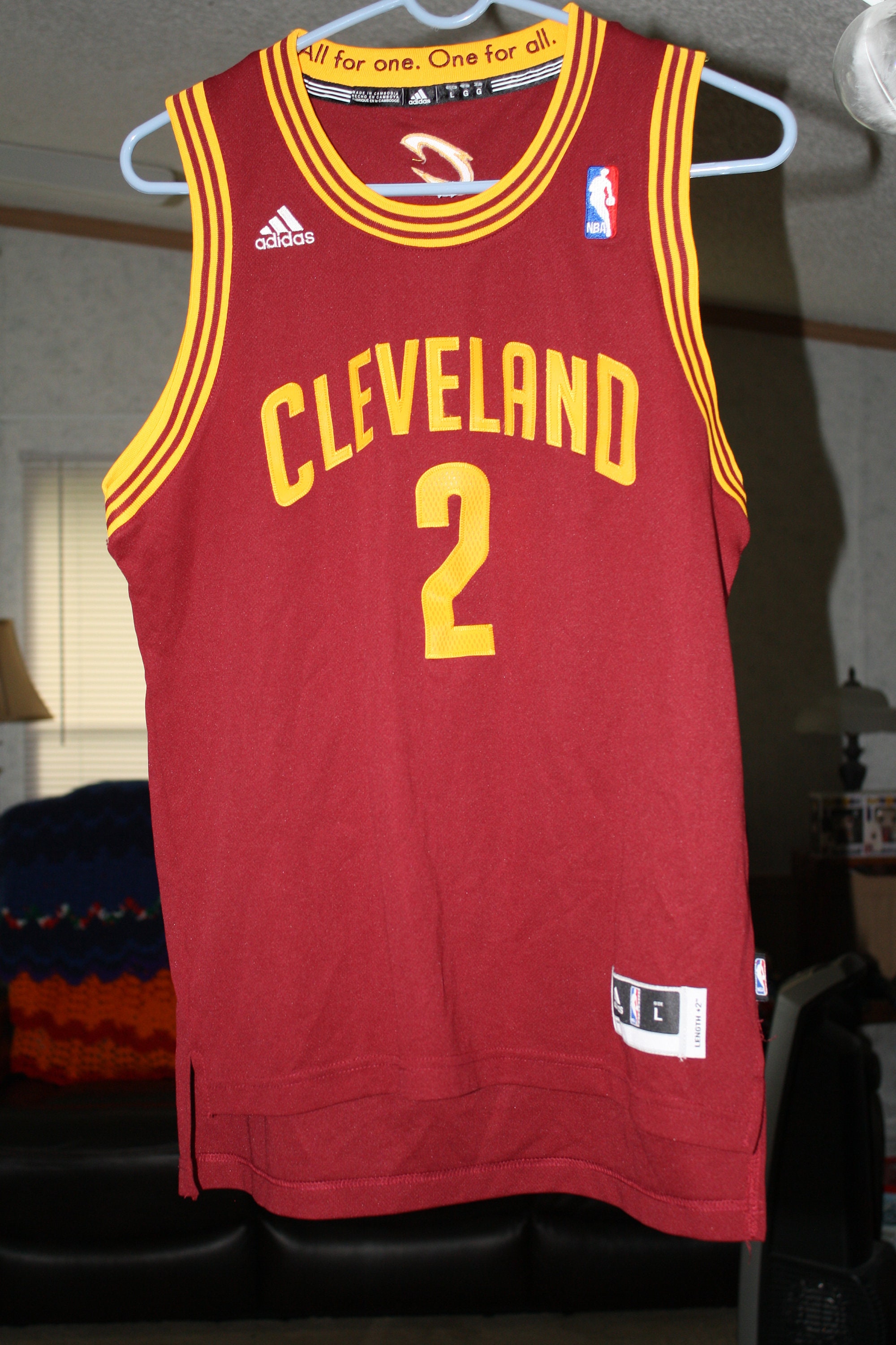 Kyrie Irving Signed Cavaliers Adidas Jersey (Panini COA)