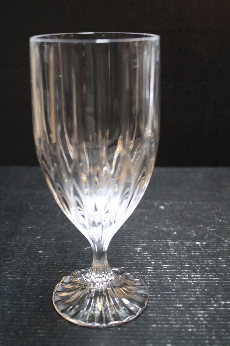 Mikasa Crystal 'park Lane' Iced Tea Goblets Etsy