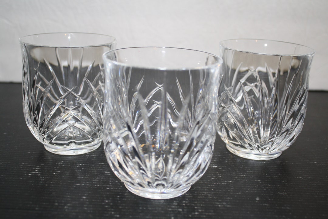Crystal Fancut 'double Old Fashioned' Glasses Etsy