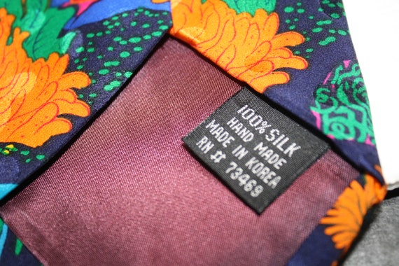 Colorful 'Sea Life' 100% Silk Designer Necktie by… - image 3