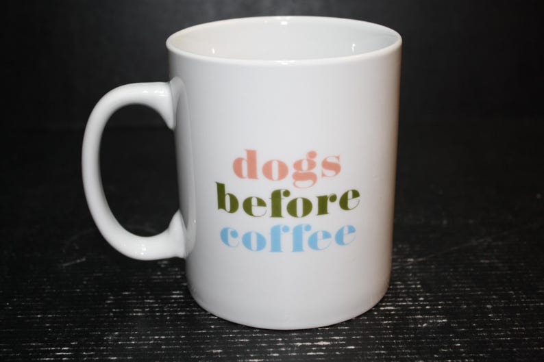 Fringe Studio Dogs Before Coffee Mug - Thumbnail 2