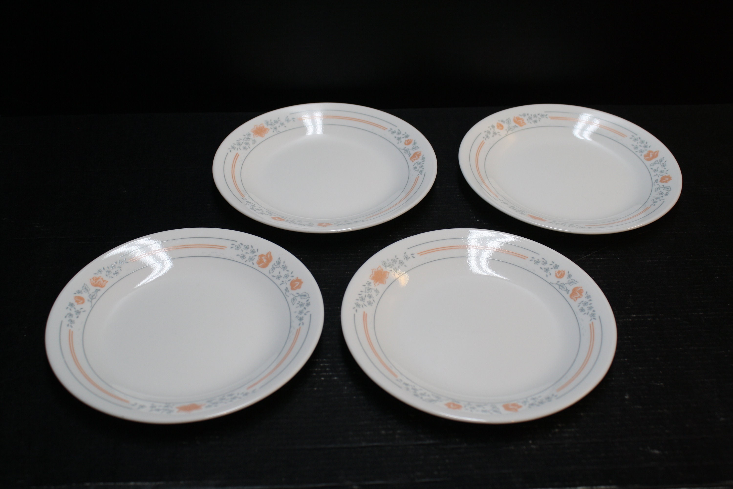 Corelle 'apricot Grove' Bread and Butter Plates Etsy