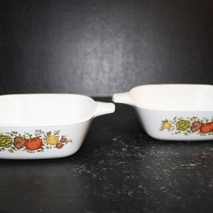 Corning Ware Spice of Life P-41-B Mini Personal Casserole Dishes
