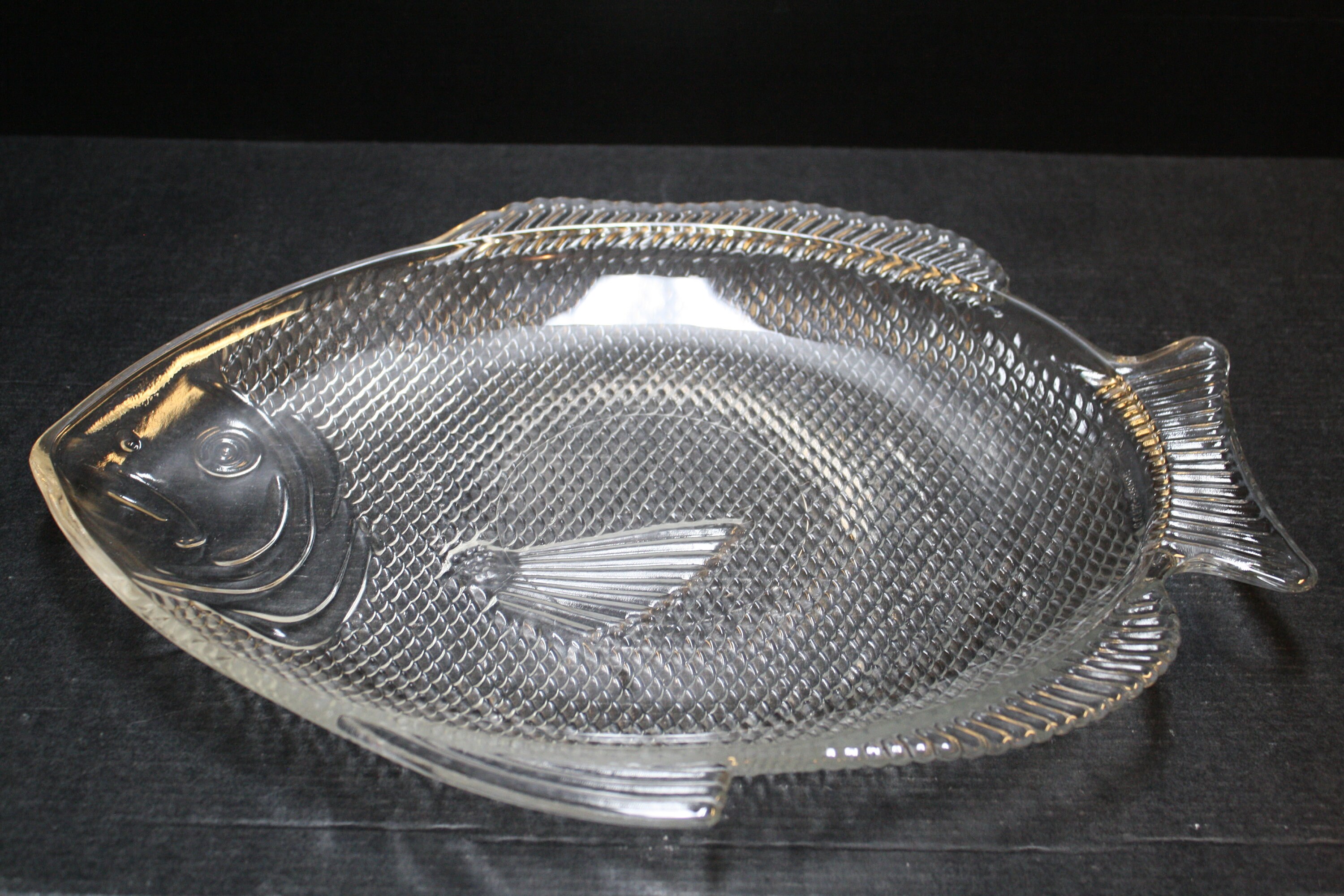 Ovenproof Fish Shaped Glass Plates Etsy