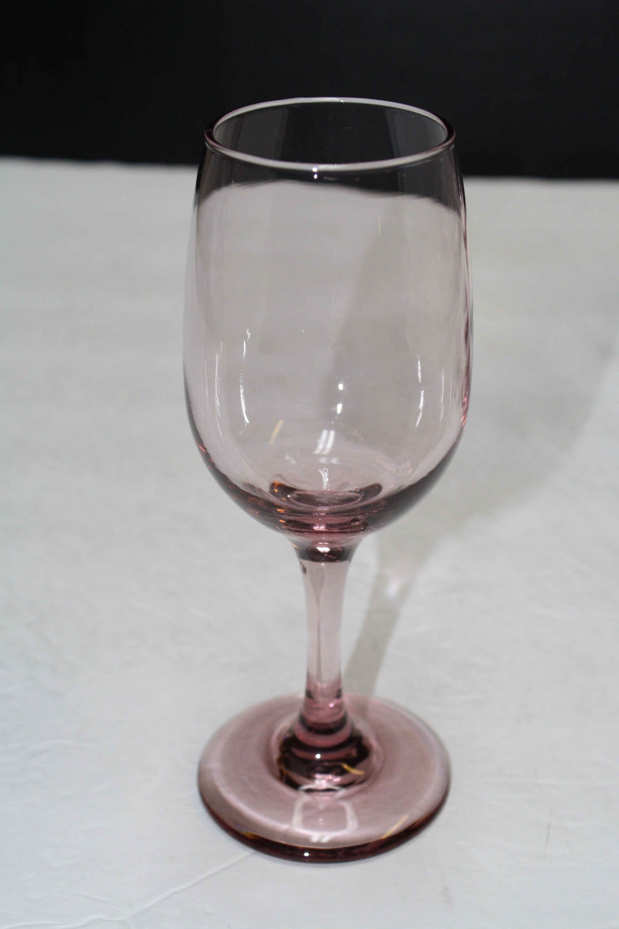 Libbey 'premier' Pink Stemmed Wine Glasses Etsy