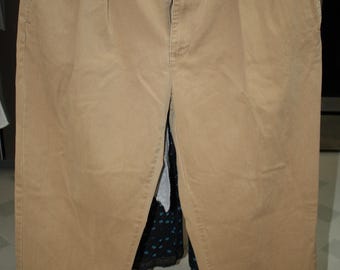 Vintage 1990s Size 38x28 Pleated Andrew Pant Chinos by Polo Ralph