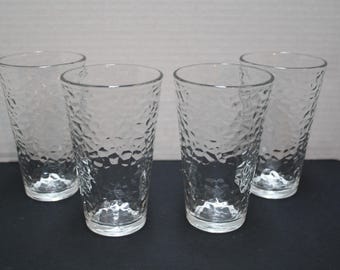 Vasos transparentes con textura invertida Libbey-Crisa