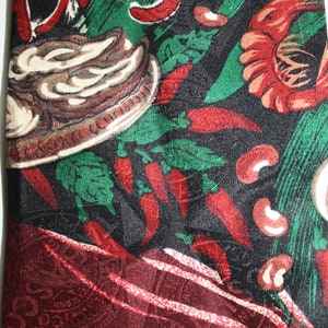 Tabasco &quot;Hot Oysters & Peppers&#39; Designer Silk Necktie