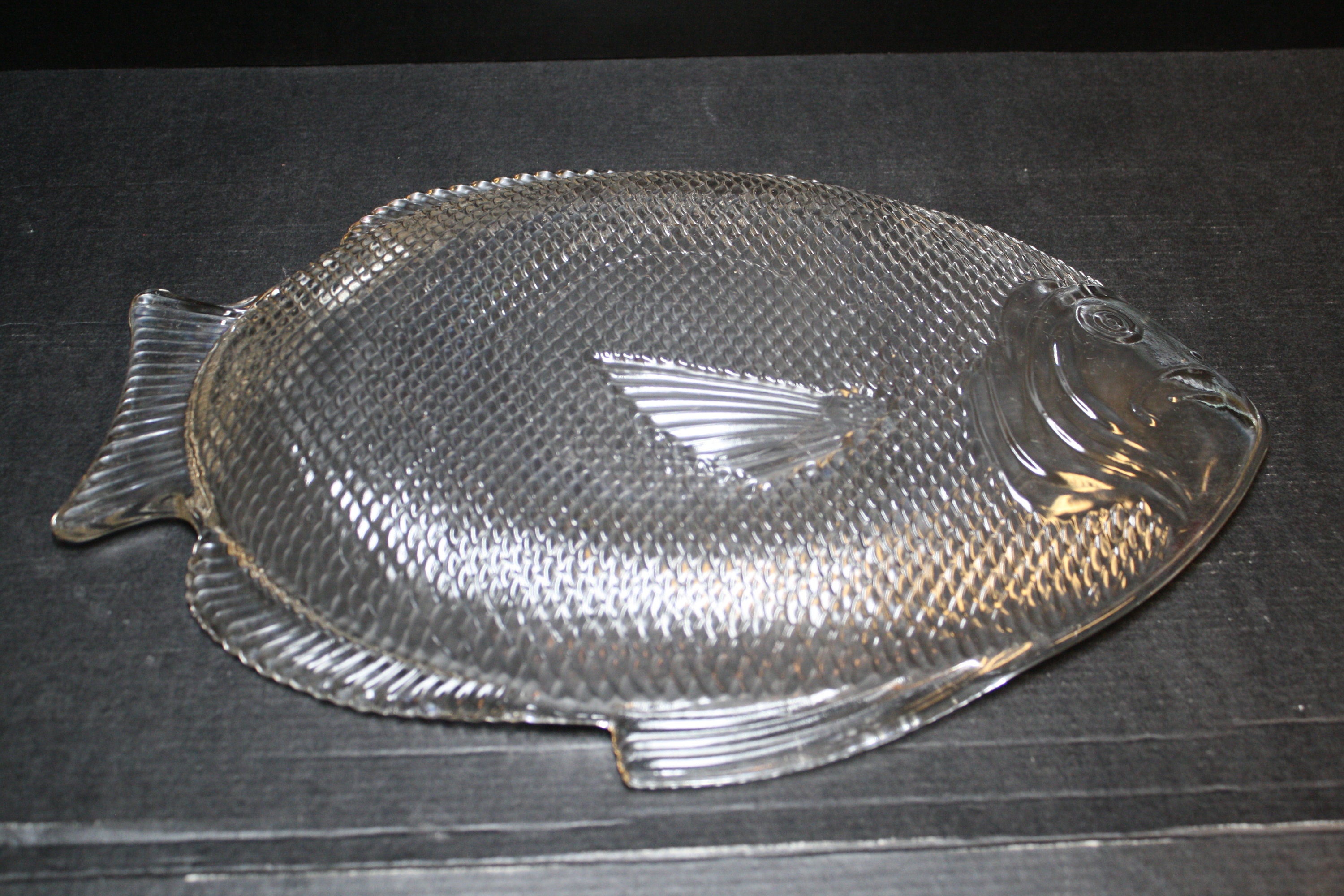 Ovenproof Fish Shaped Glass Plates Etsy