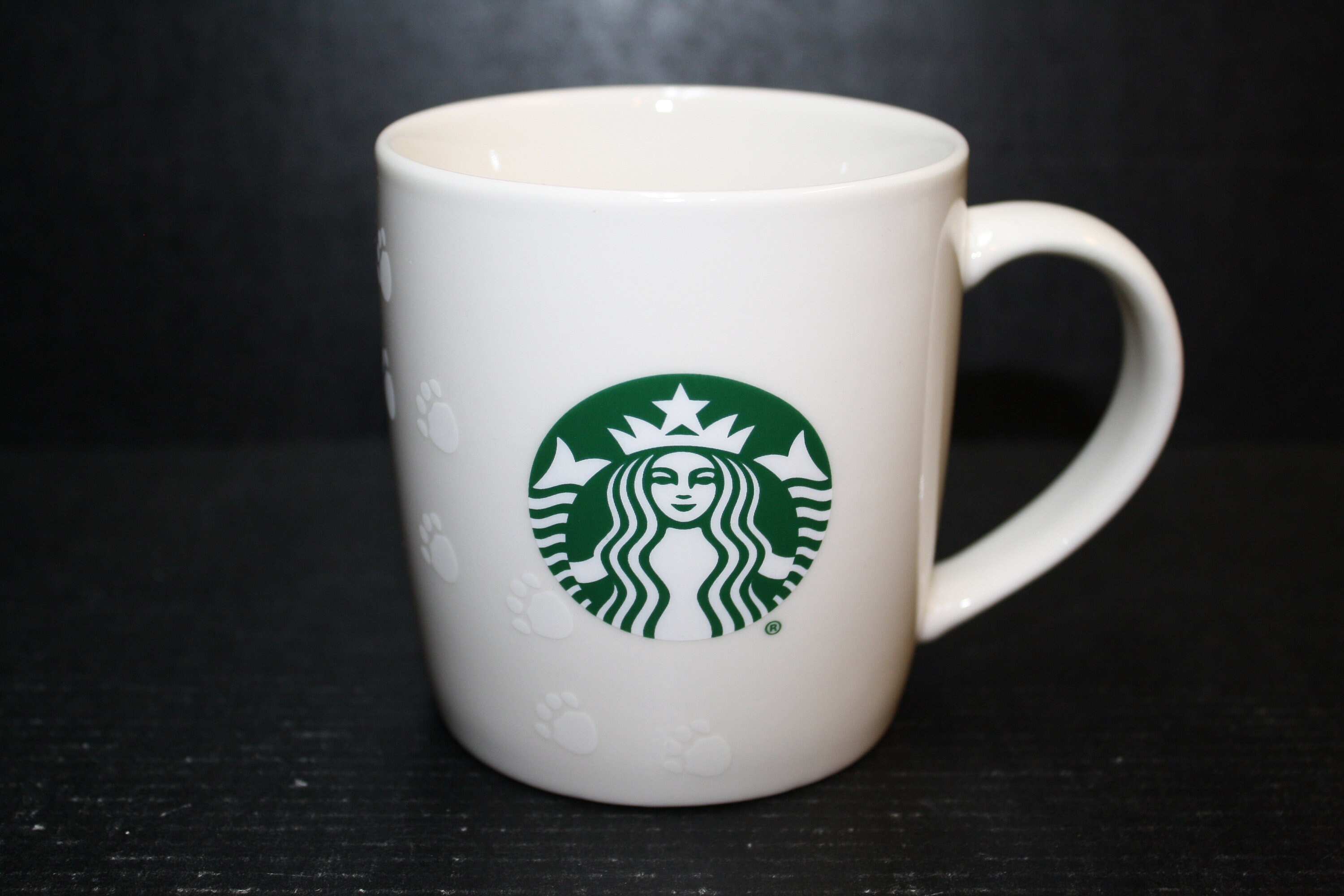 Starbucks 'paw Print' Coffee/tea Mugs 