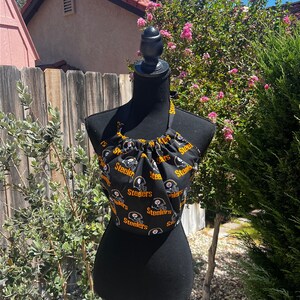 Steeler's Gold Halter Top with tucks