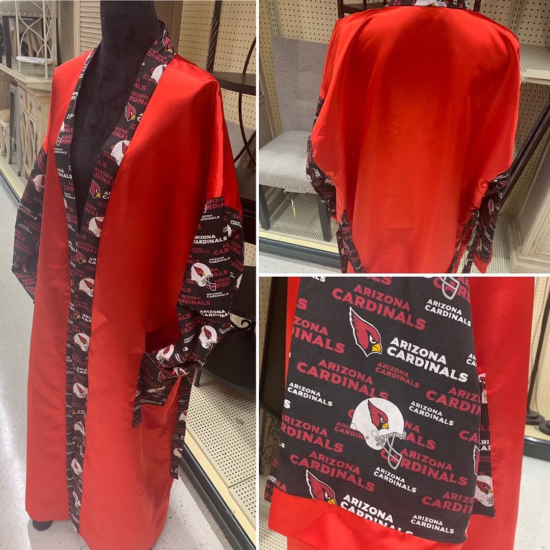 Cardinals Red Satin Robe Etsy