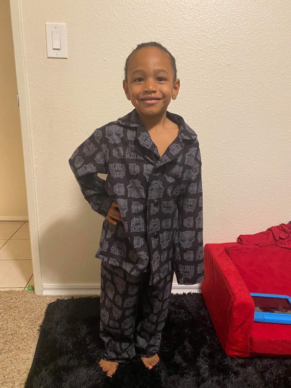 Black panther pajamas sales