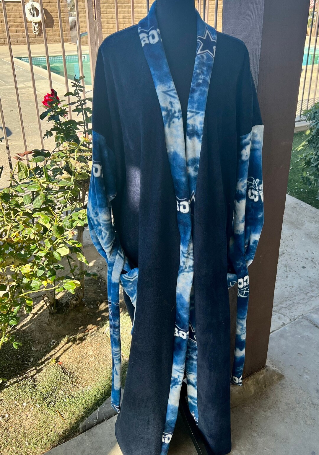 Baby Blue Robe Cowboys Baby Blue Robe - Etsy