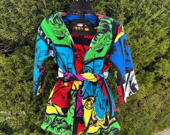 Teens, Unisex Block Marvel Cosmic Robe