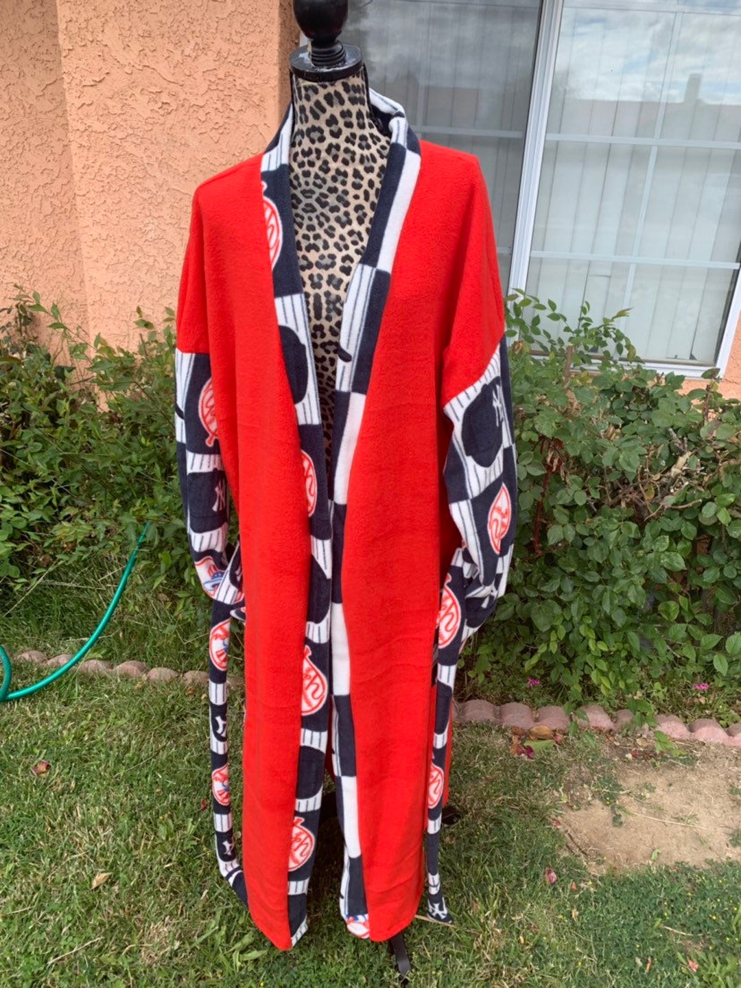 New York Yankees Red Robe - Etsy