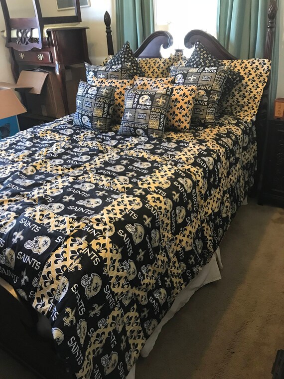Saints Quilt Set Etsy