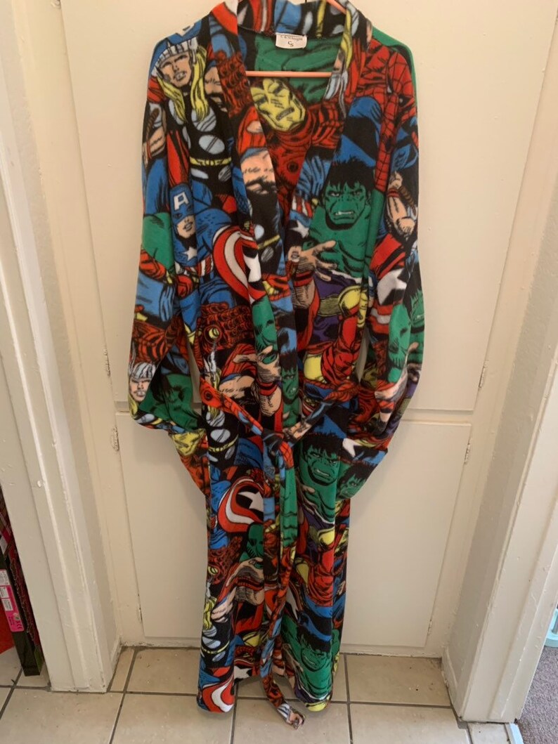Marvel Robe Marvel Comic Teen Unisex Robe - Etsy