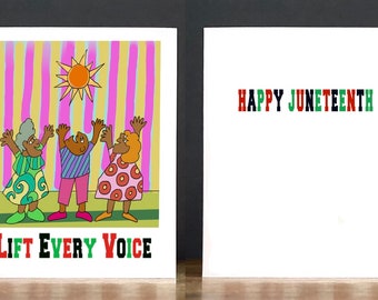 Juneteenth Card: Lift Every Voice