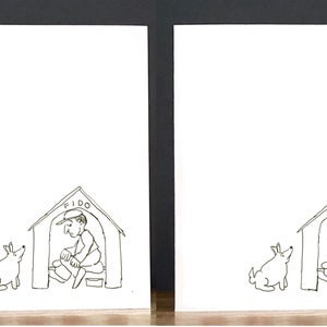 Sorry Card:  In the Doghouse.