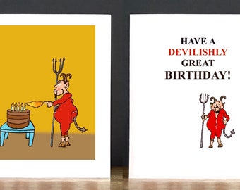 Birthday Card: Devilishly Great Birthday