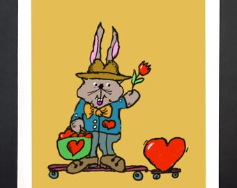 Love or Note Card: The Bunny