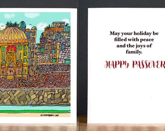 Passover Greeting Card: Jerusalem