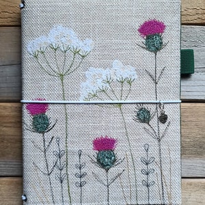 Thistles&Yarrow Travelers Notebook,Stalogy,Hobonichi techo Fabric Cover,Field note,Passport,Faux Dori,Travel Diary,Notebook Planner Cover