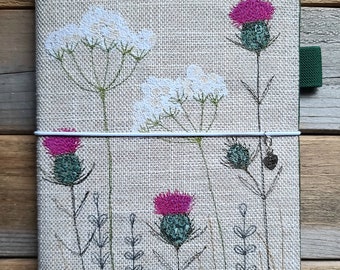 Thistles&Yarrow Travelers Notebook,Stalogy,Hobonichi techo Fabric Cover,Field note,Passport,Faux Dori,Travel Diary,Notebook Planner Cover