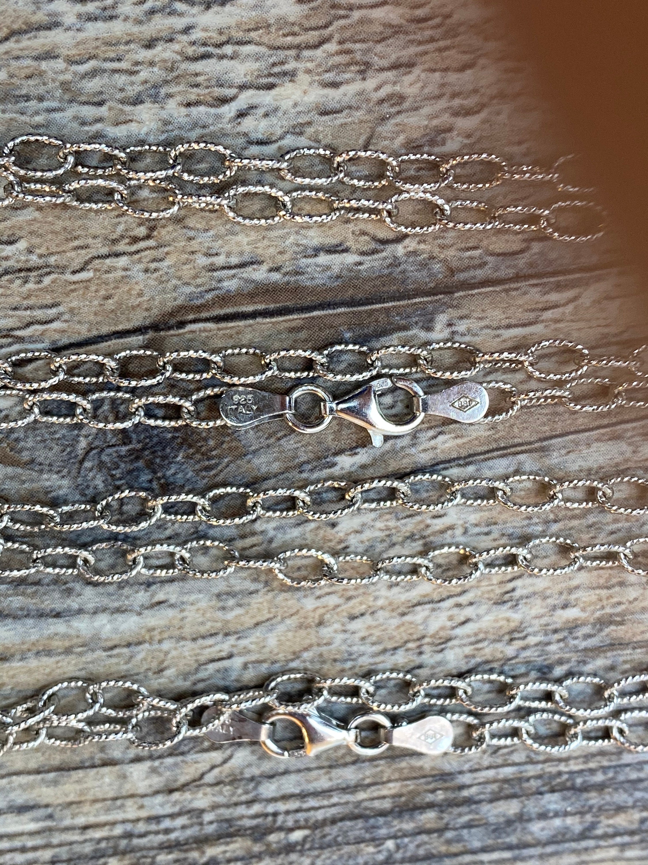 925 Sterling Silver Long Chain, Everyday Chain - Necklace