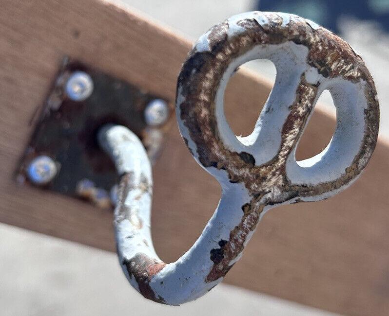 Chaîne d ancre patère porte manteau fer vintage design bateau marine mer océan